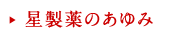 星製薬のあゆみ
